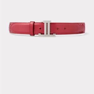 Lucchese Red Leather Belt
